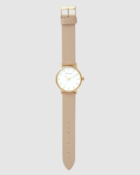 TWT004I Small Classic Light Gold Stone TONY WILL Watches
