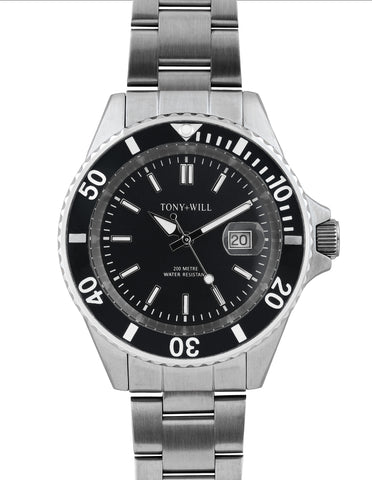 TWM012B Silver Black