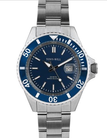 TWM012C Silver Navy