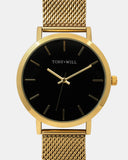 TWM000E Mesh Gold Black Gold