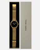 TWM000E Mesh Gold Black Gold