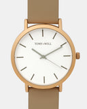 TWT000W Matt Rose Gold White Stone