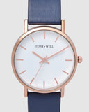 TWT004L (36MM Medium Face) Rose White Navy