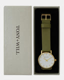 TWT004N (36MM Medium Face) Gold White Khaki